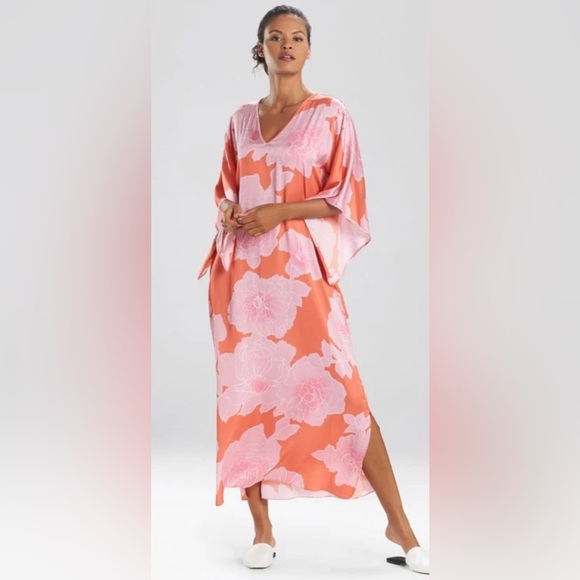 Natori Peony Sunset Caftan Size XL - Picture 1 of 8